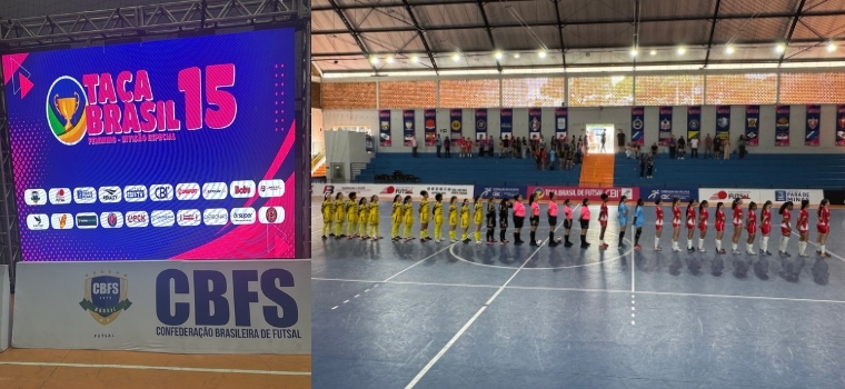 Praminas est� em quadra na final da Ta�a Brasil Sub-15